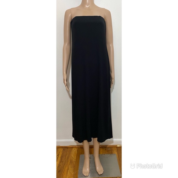 The Row Paola dress in black crepe - Picture 4 of 8